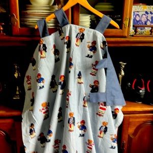 Pair of Ralph Lauren Polo Bear curtains
